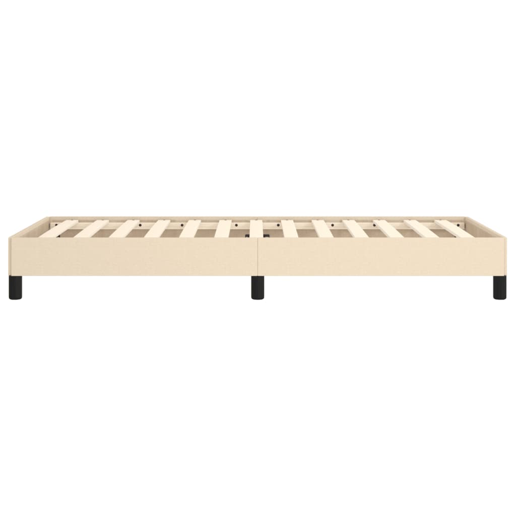 Okvir za krevet bez madraca krem 90x200cm od tkanine