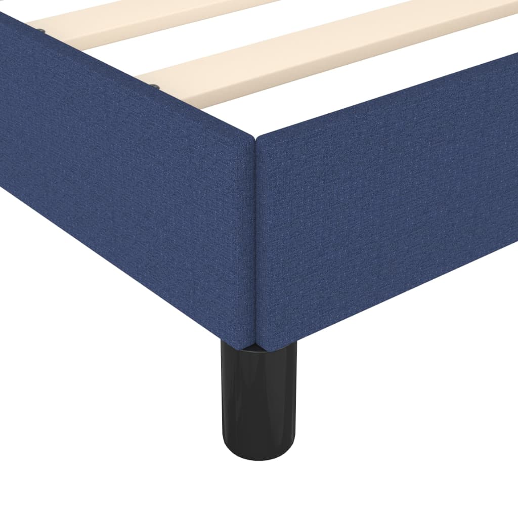 Okvir za krevet bez madraca plava 100x200cm od tkanine