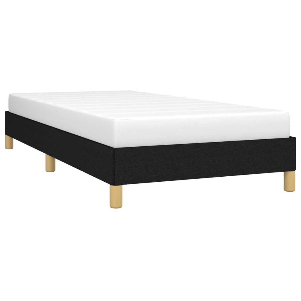 Okvir za krevet bez madraca crni 100x200 cm od tkanine