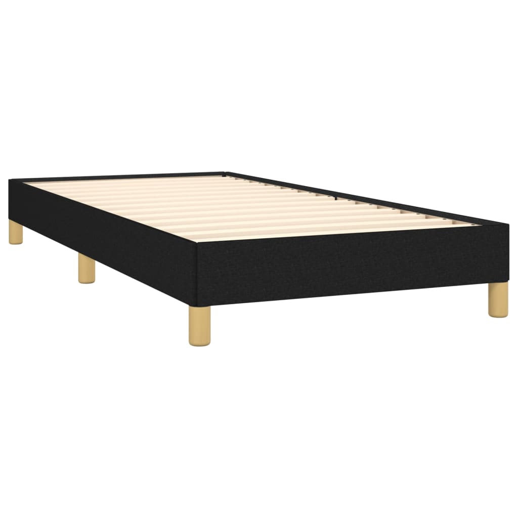 Okvir za krevet bez madraca crni 100x200 cm od tkanine