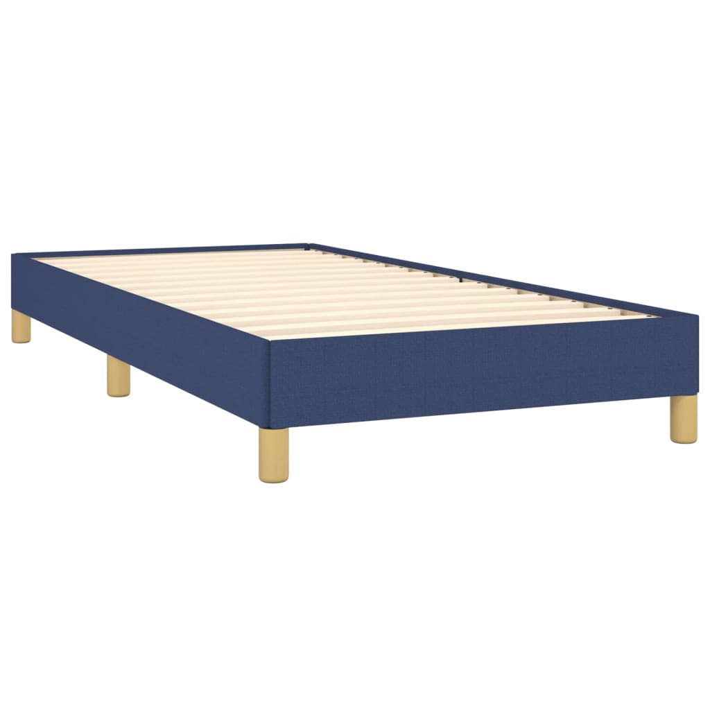 Okvir za krevet bez madraca plava 100x200cm od tkanine