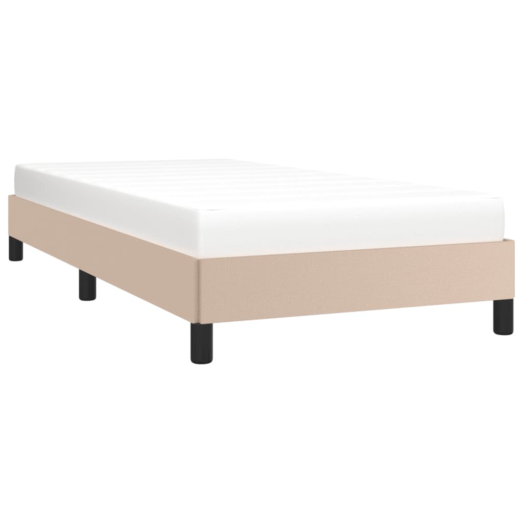 Okvir za krevet boja cappuccina 80 x 200 cm od umjetne kože