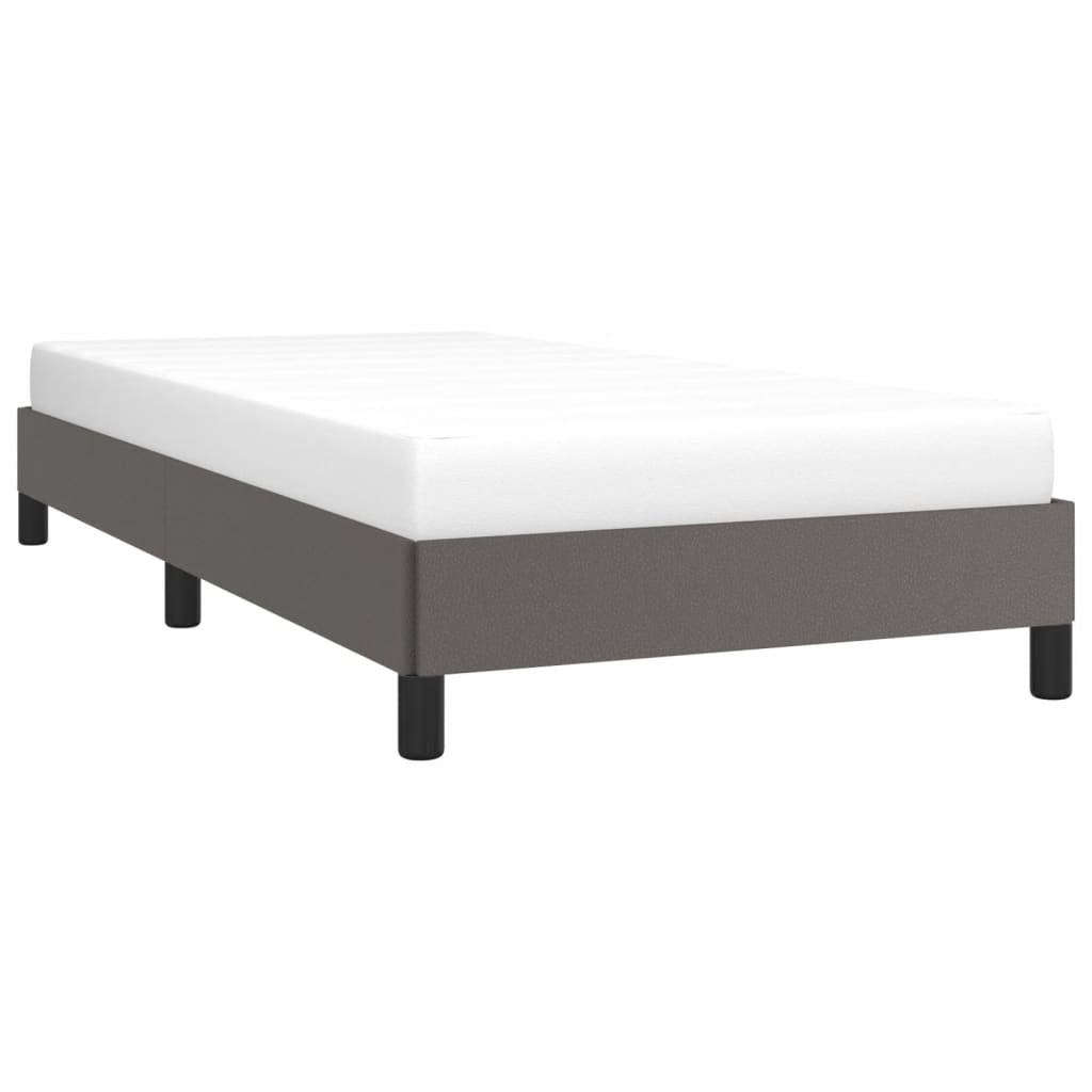 Okvir za krevet sivi 90x190 cm od umjetne kože