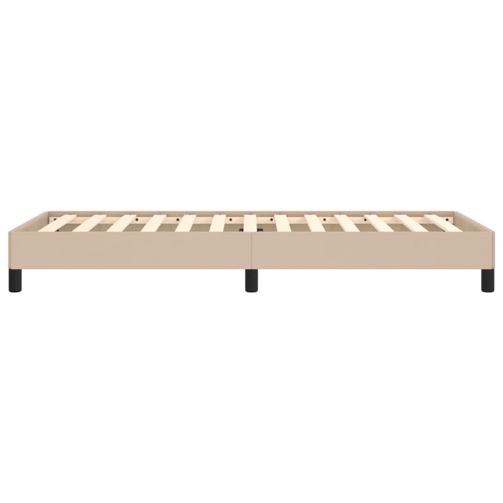 Okvir za krevet boja cappuccina 90x190 cm od umjetne kože