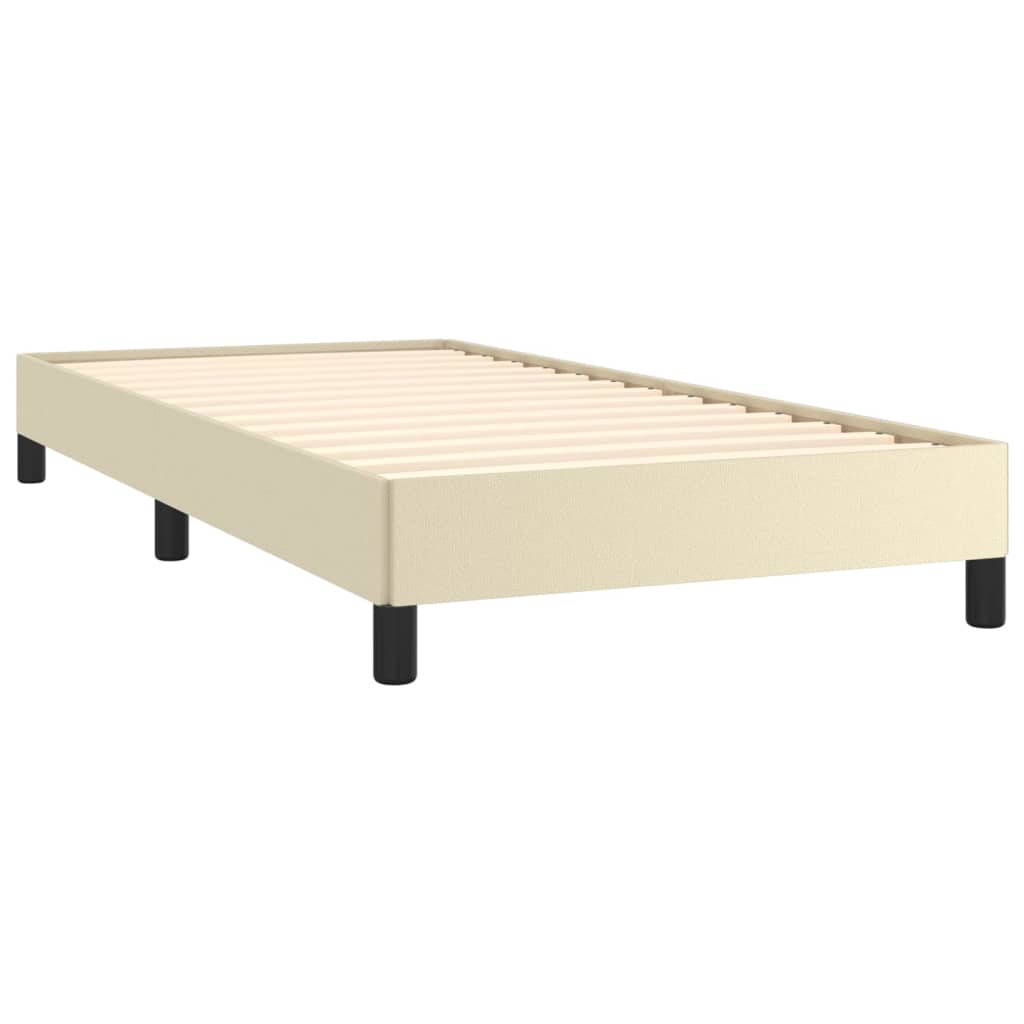 Okvir za krevet krem 90x200 cm od umjetne kože