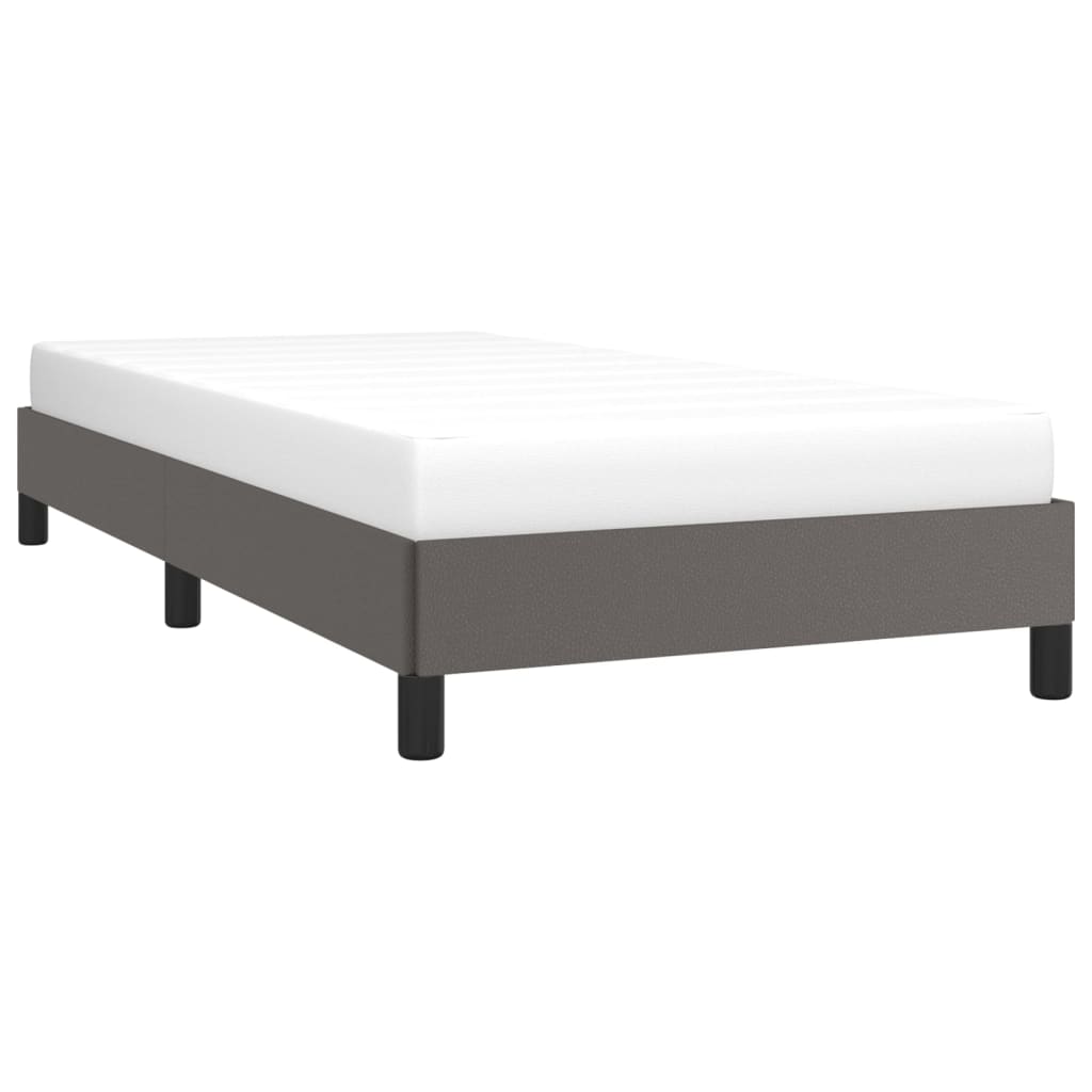 Okvir za krevet sivi 90x200 cm od umjetne kože