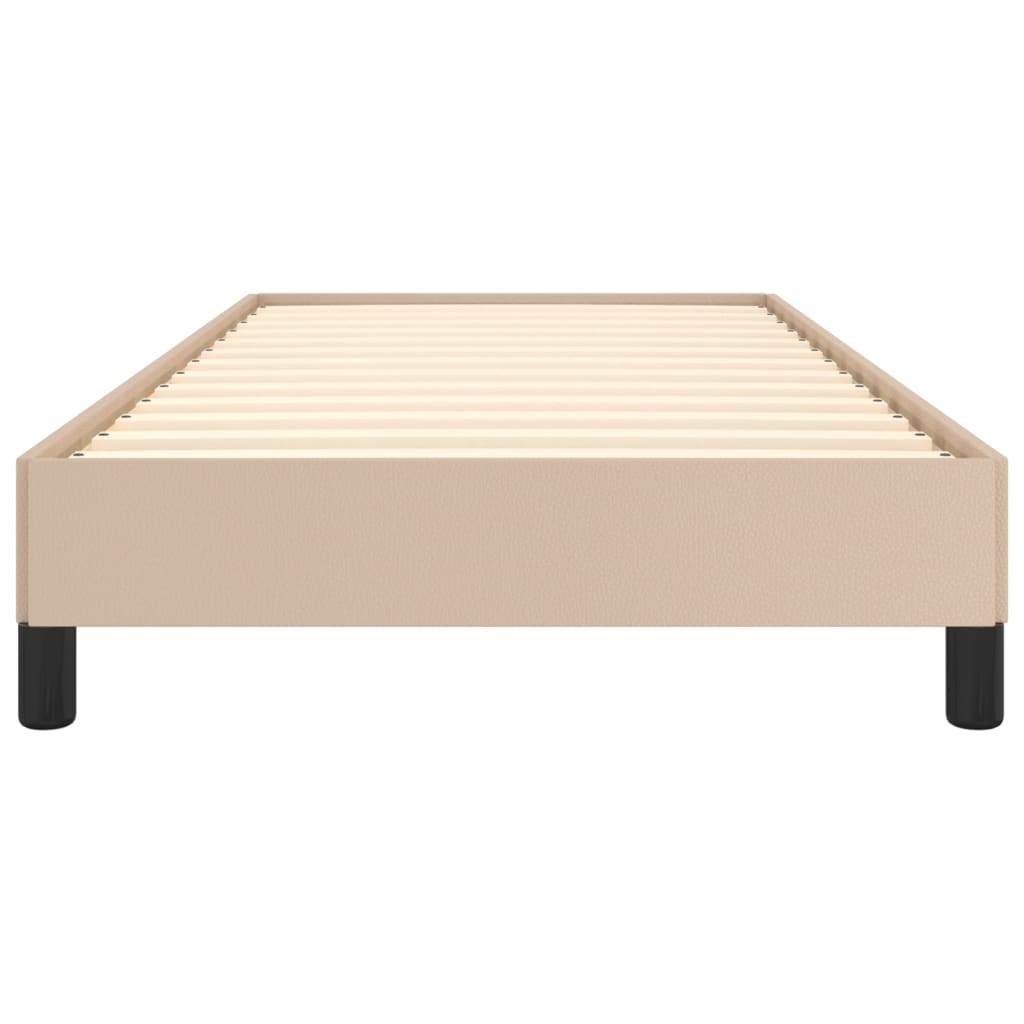 Okvir za krevet boja cappuccina 90x200 cm od umjetne kože
