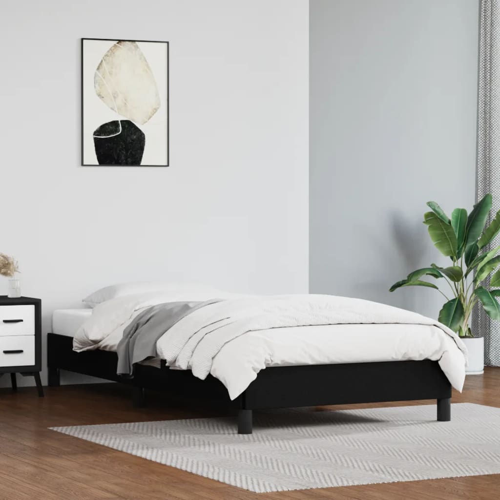 Okvir za krevet crni 100x200 cm od umjetne kože