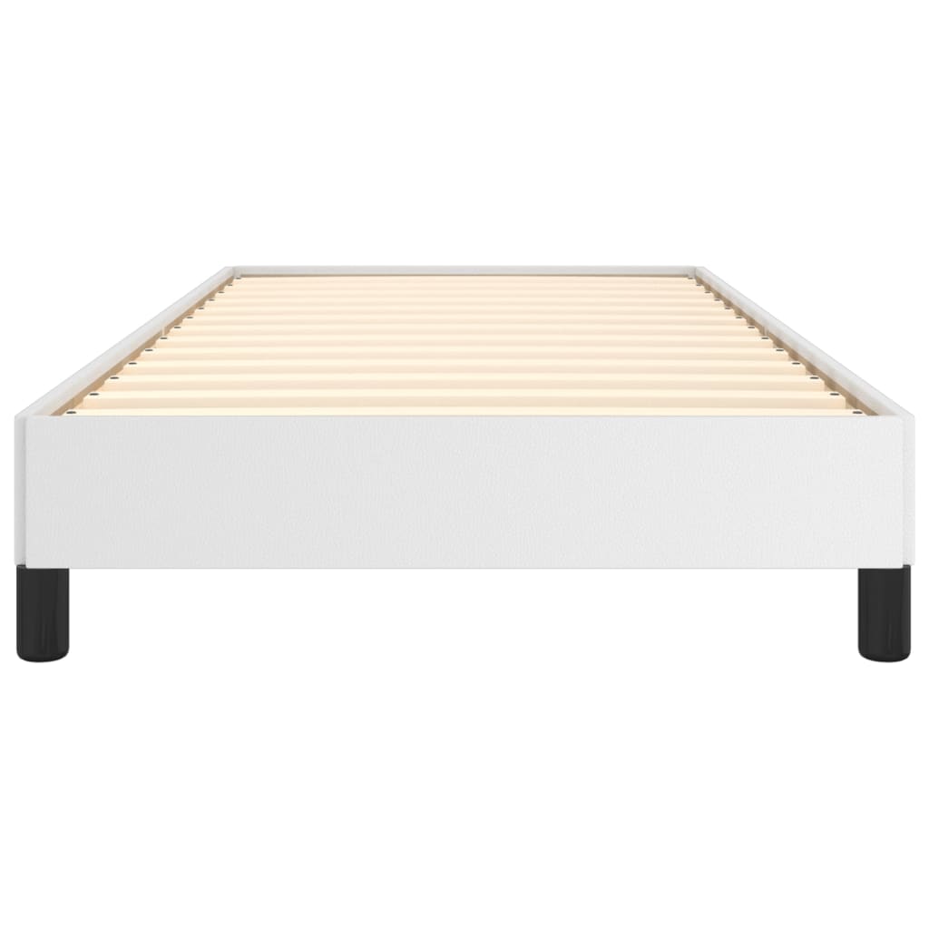 Okvir za krevet bijela 100x200 cm od umjetne kože