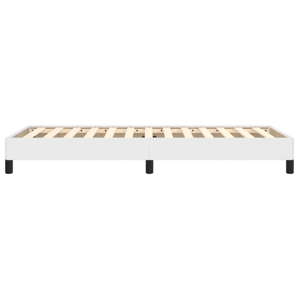 Okvir za krevet bijela 100x200 cm od umjetne kože