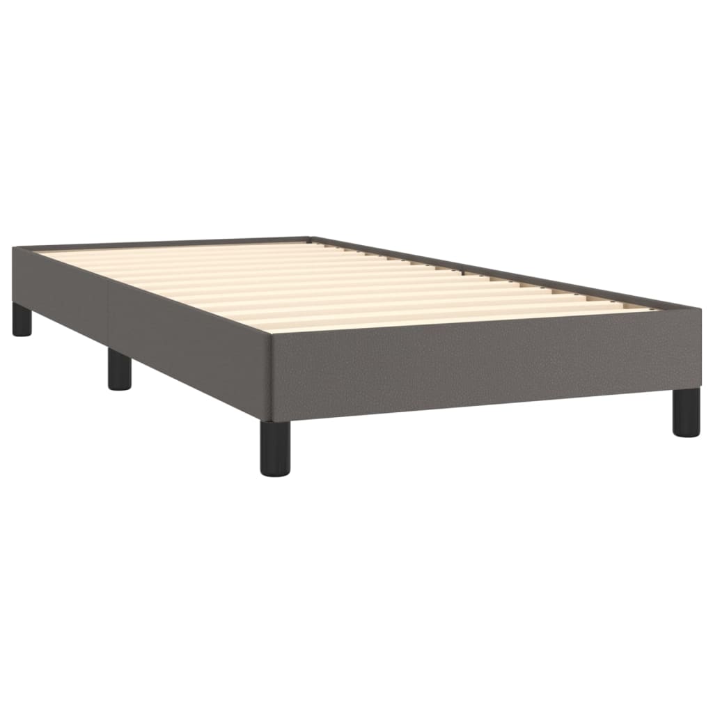 Okvir za krevet sivi 100x200 cm od umjetne kože