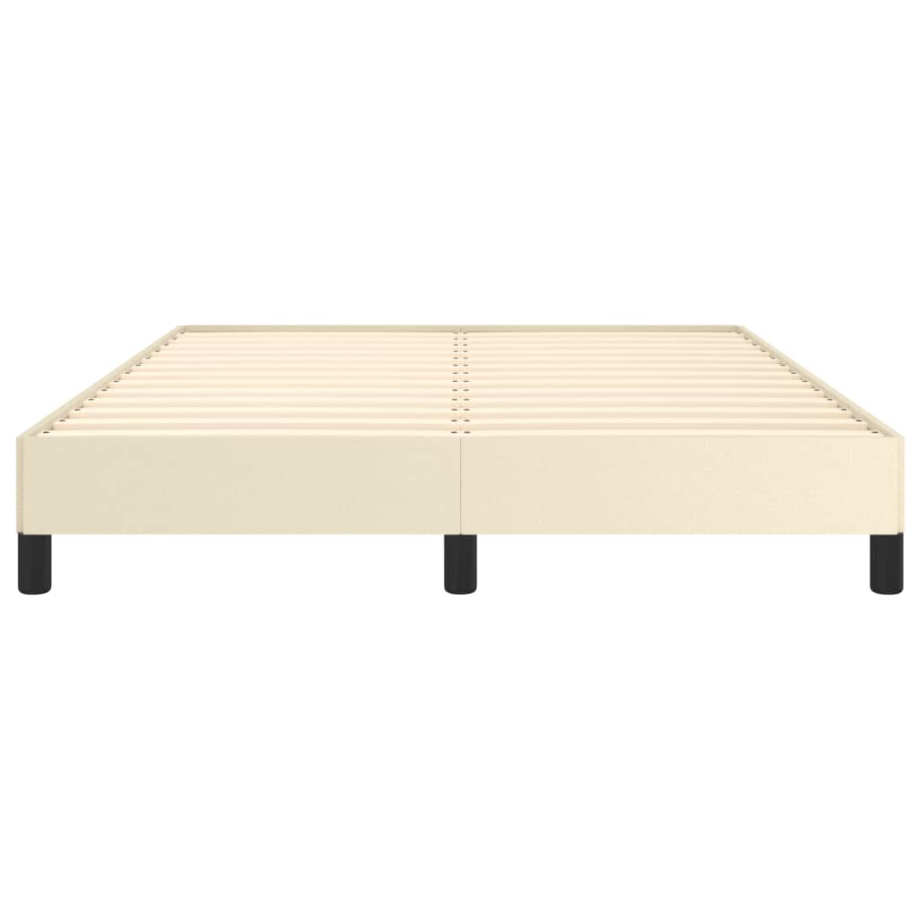 Okvir za krevet krem 140x200 cm od umjetne kože