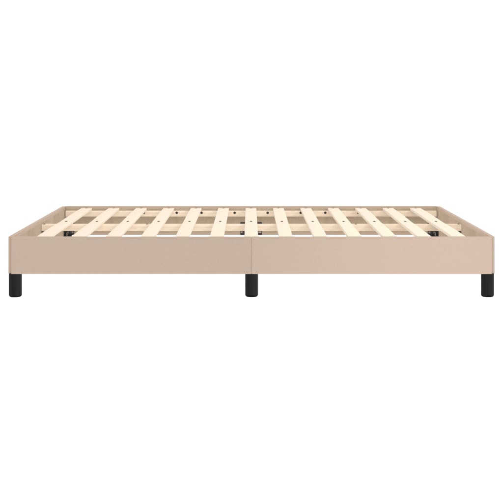 Okvir za krevet boja cappuccina 140x200 cm od umjetne kože