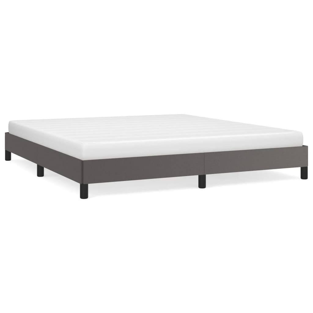 Okvir za krevet sivi 180x200 cm od umjetne kože