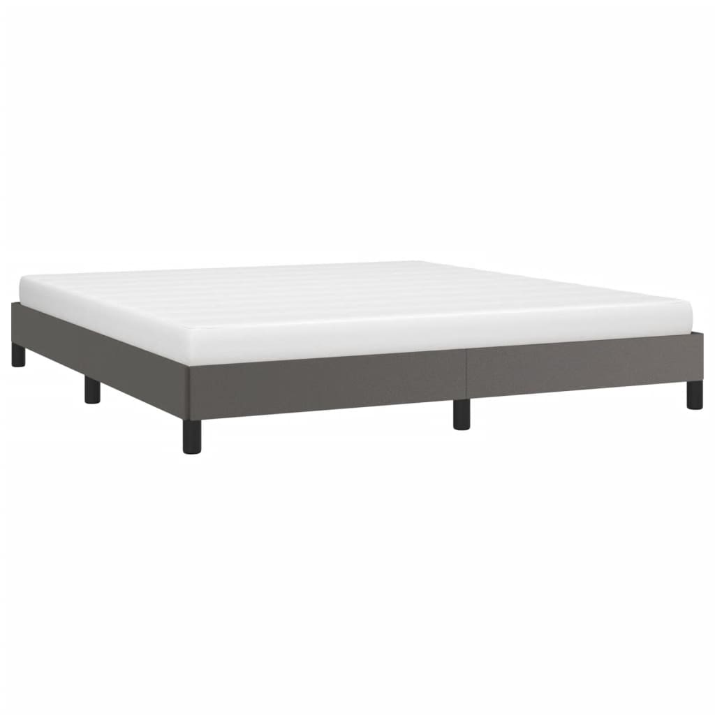 Okvir za krevet sivi 180x200 cm od umjetne kože