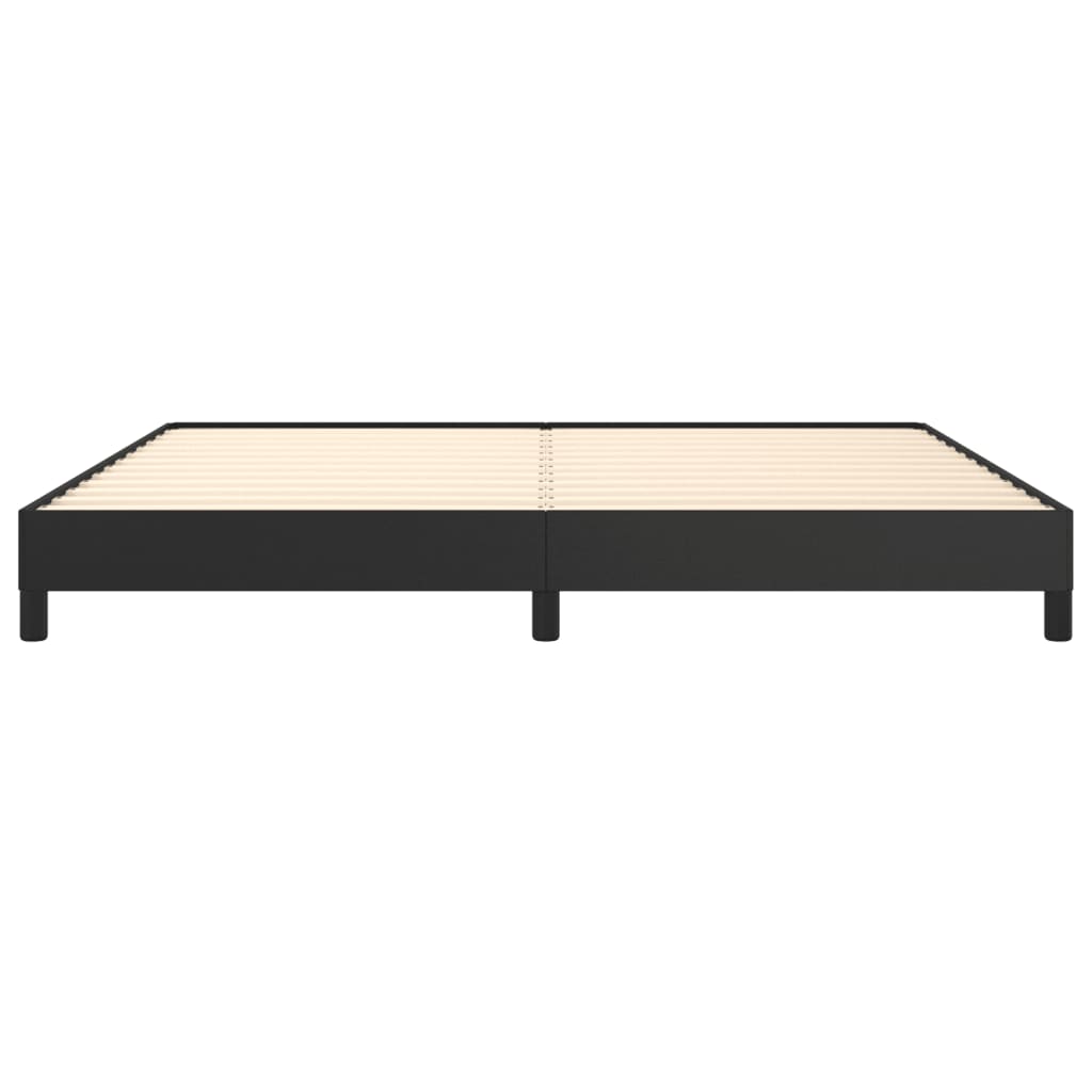 Okvir za krevet crni 200x200 cm od umjetne kože
