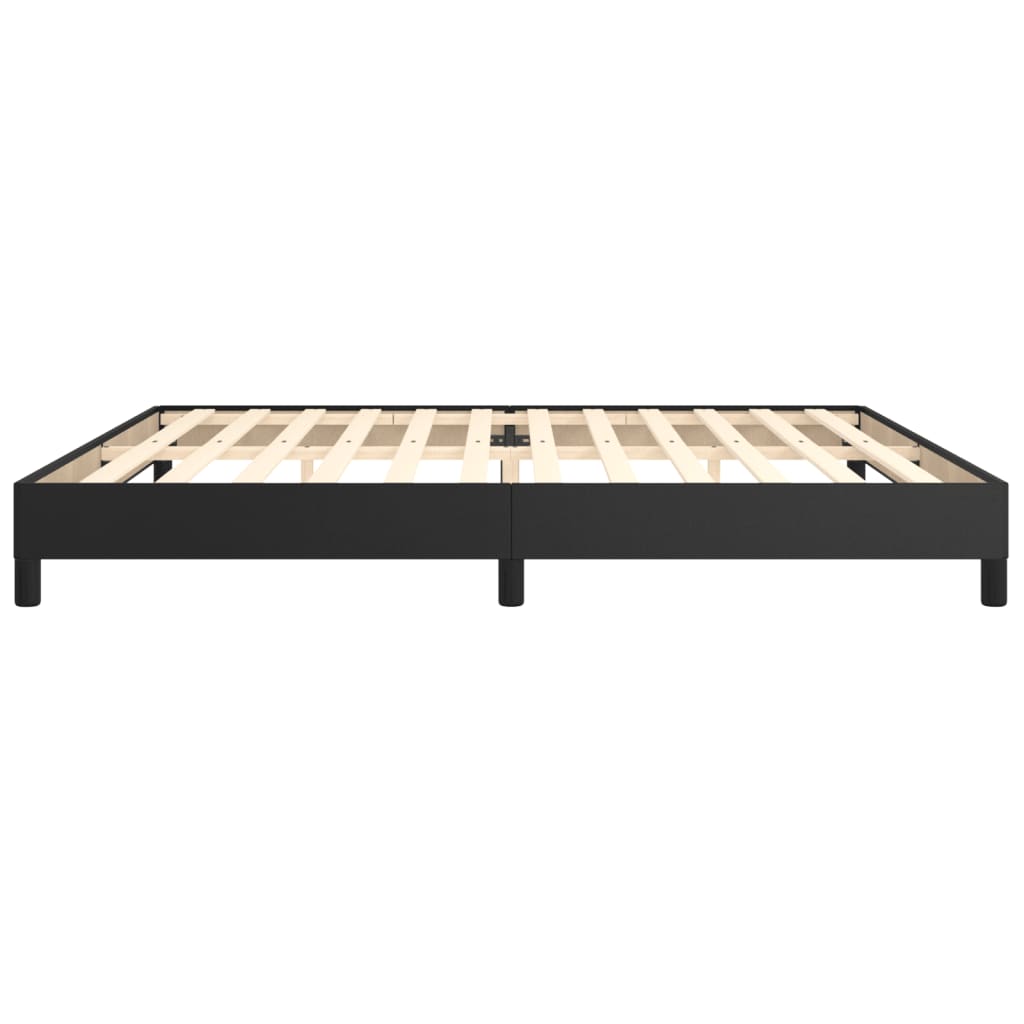 Okvir za krevet crni 200x200 cm od umjetne kože