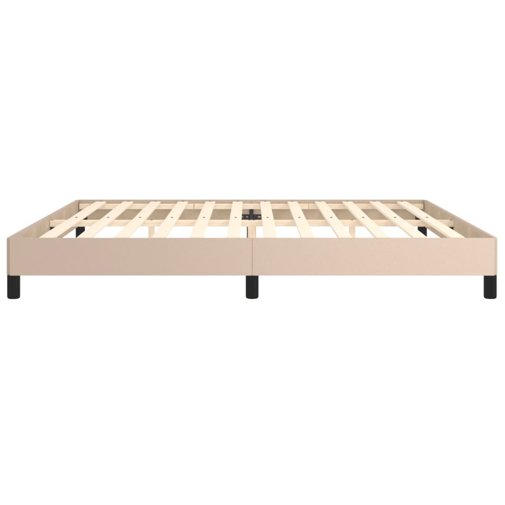 Okvir za krevet boja cappuccina 200x200 cm od umjetne kože
