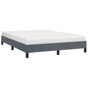 Okvir kreveta bez madraca tamno sivi 152x203 cm Queen baršun