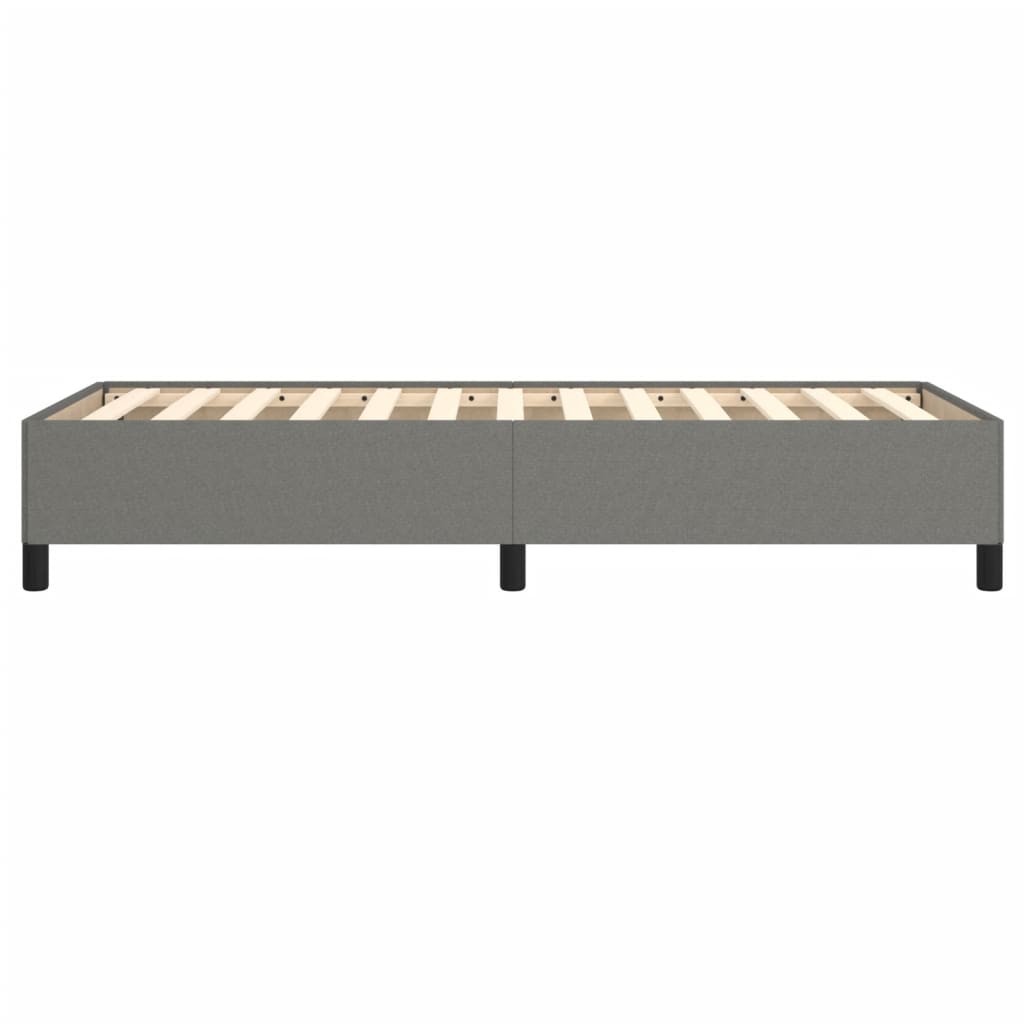 Okvir za krevet bez madraca tamnosivi 80x200 cm od tkanine