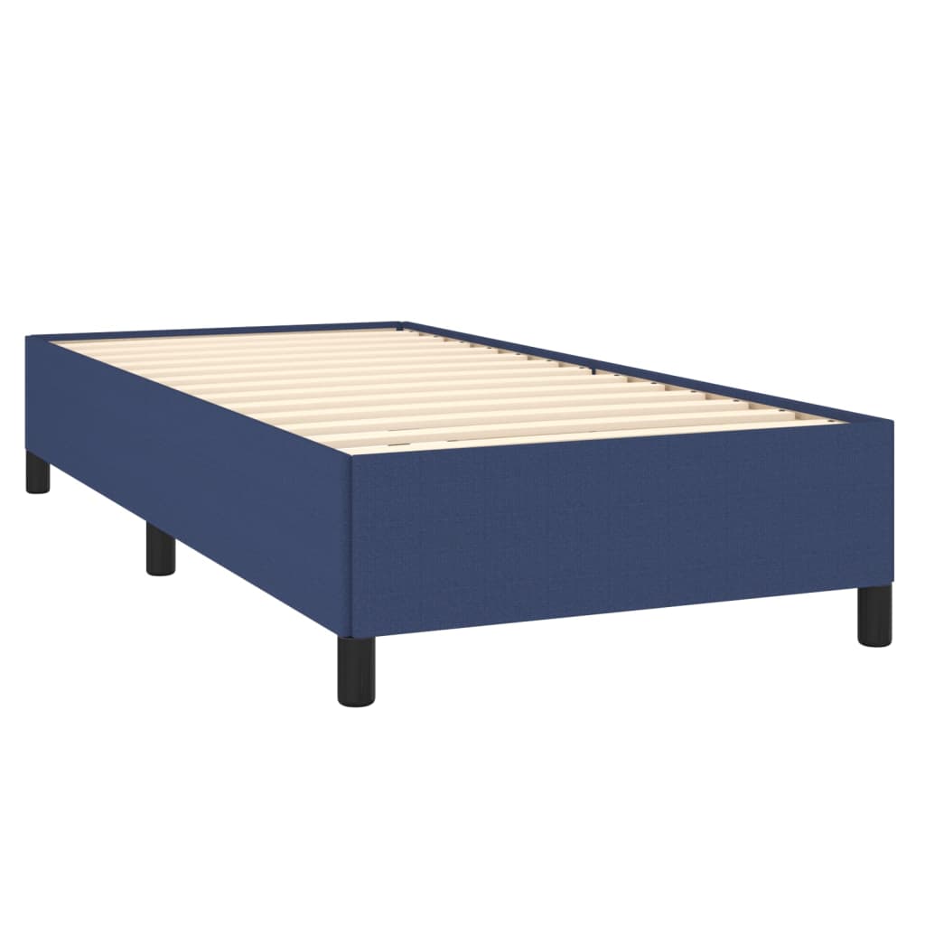 Okvir za krevet bez madraca plava 90x200cm od tkanine
