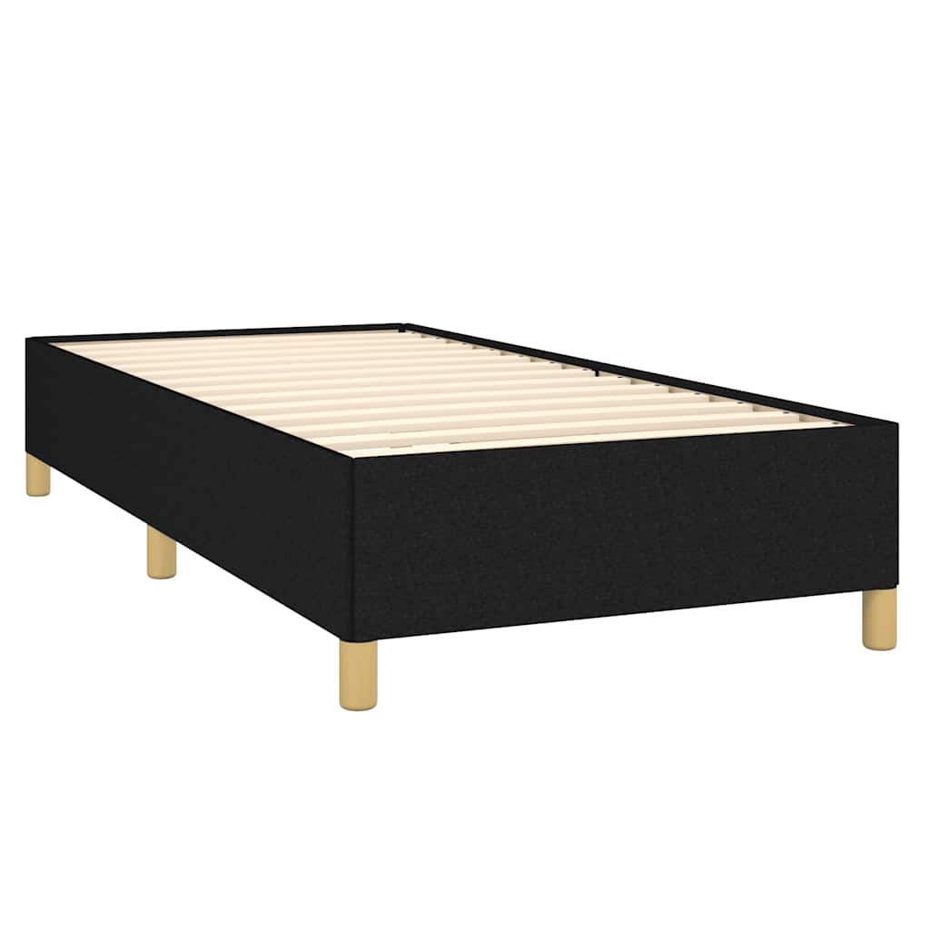 Okvir za krevet bez madraca crni 90x190cm od tkanine