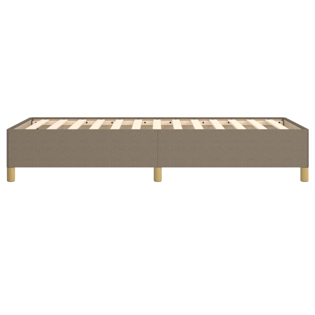 Okvir za krevet bez madraca smeđesivi 90x190cm od tkanine