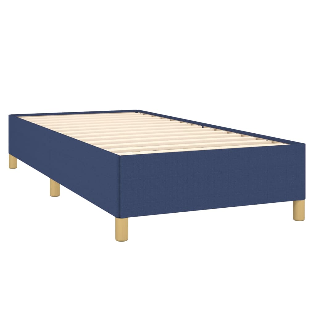 Okvir za krevet bez madraca plava 90x190cm od tkanine