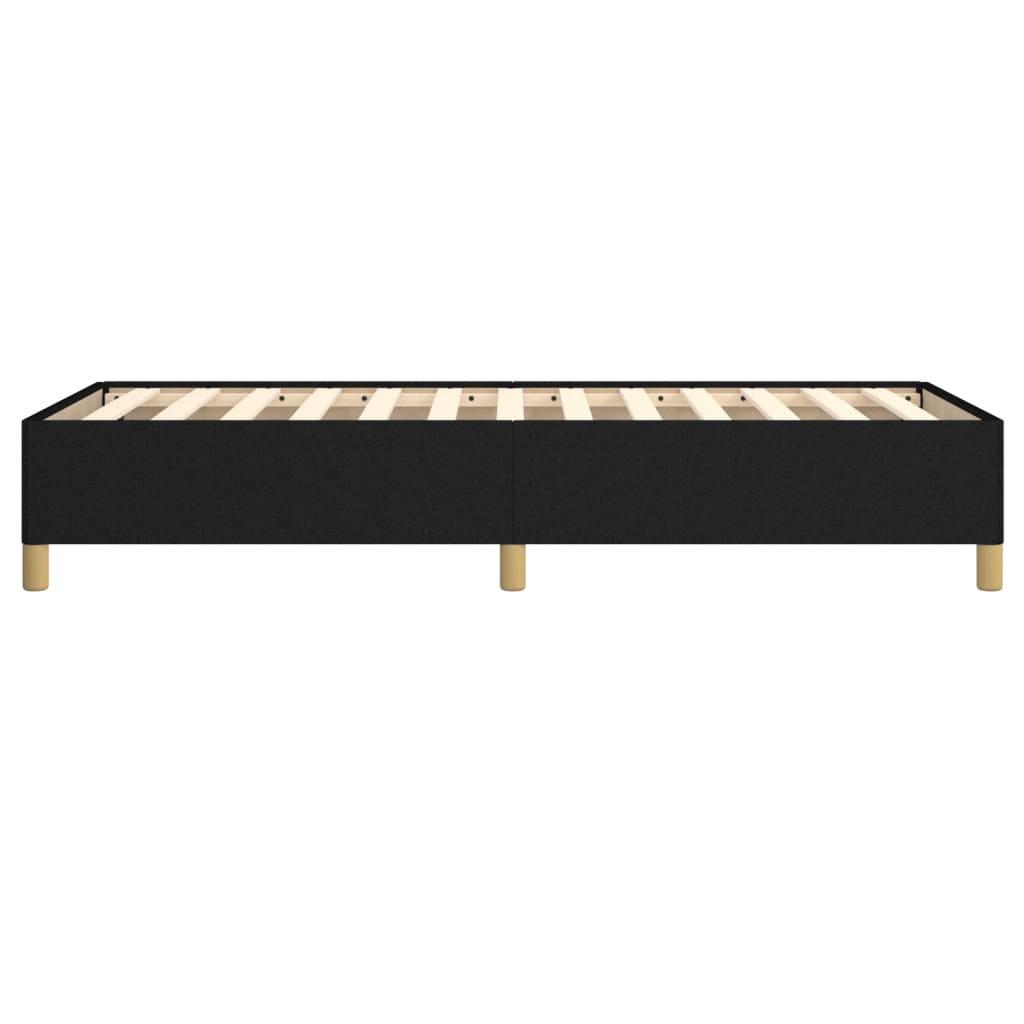 Okvir za krevet bez madraca crni 90x200cm od tkanine
