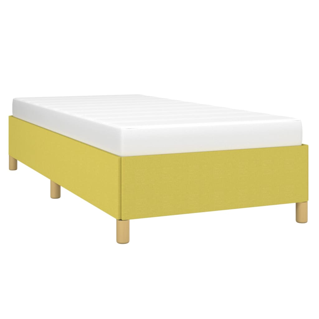Okvir za krevet zeleni 90x200 cm od tkanine