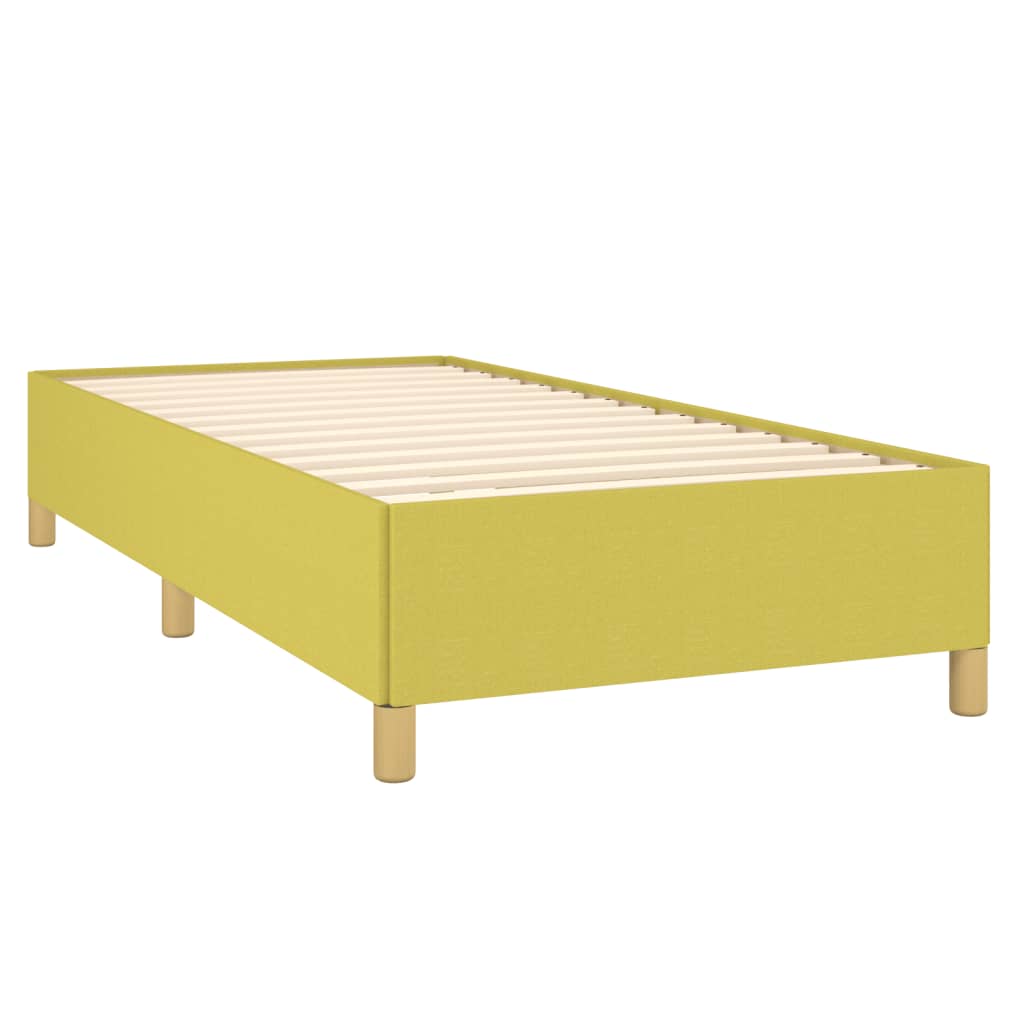 Okvir za krevet zeleni 90x200 cm od tkanine