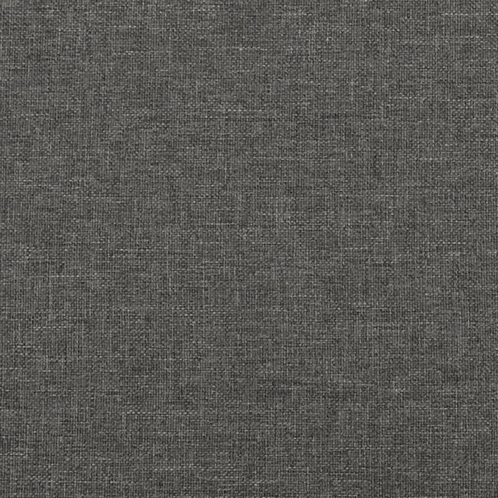 Okvir kreveta bez madraca tamnosivi 100x200 cm od tkanine