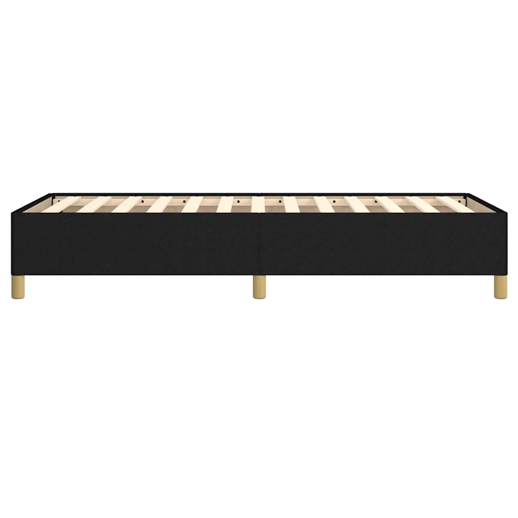 Okvir za krevet bez madraca crni 100x200 cm od tkanine