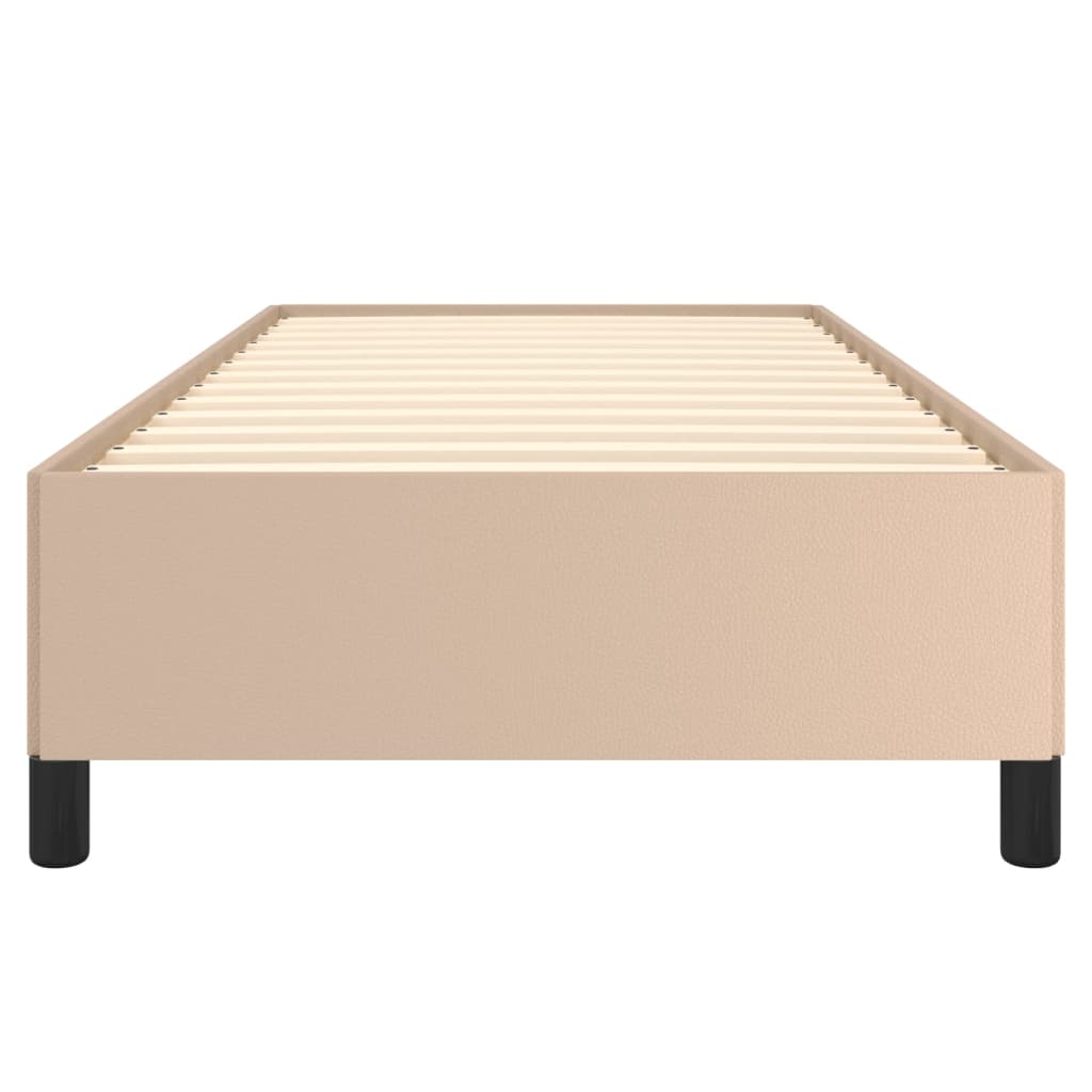 Okvir za krevet boja cappuccina 90x200 cm od umjetne kože