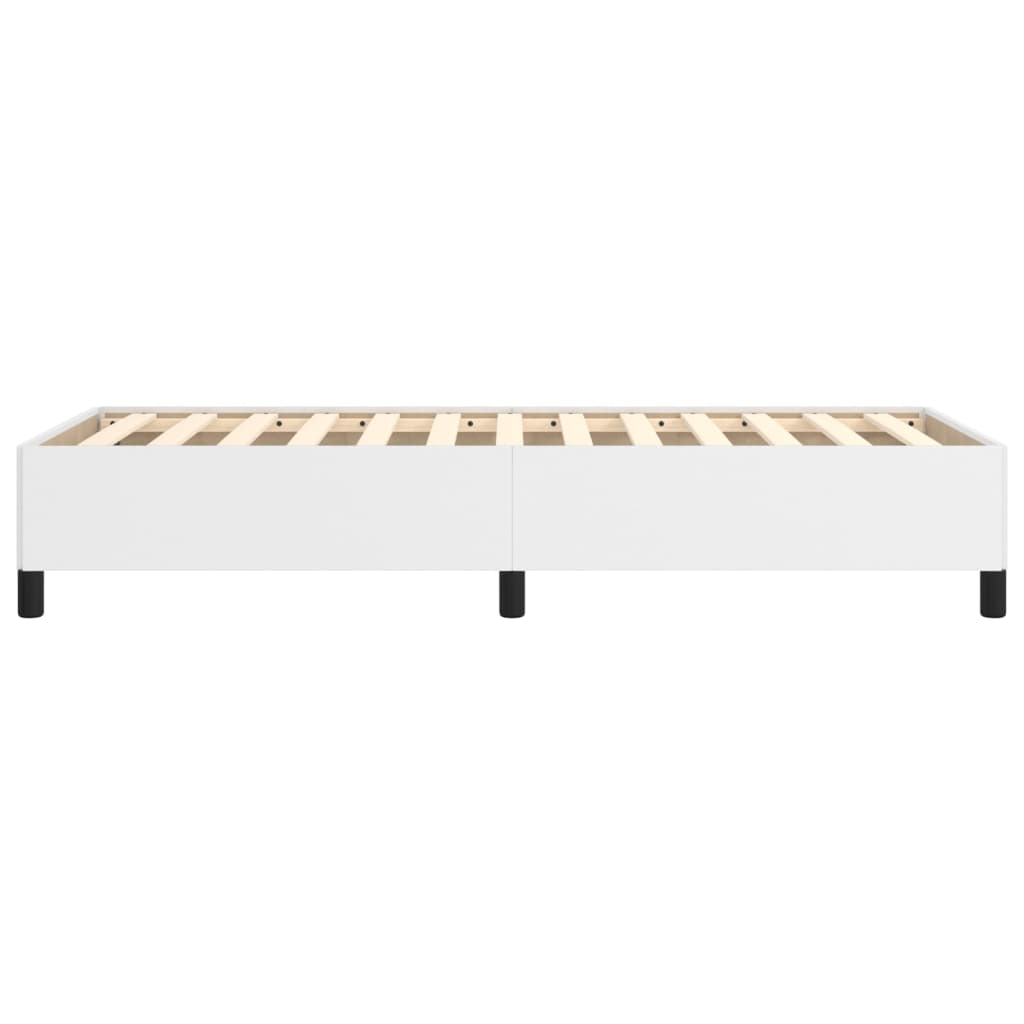Okvir za krevet bijela 100x200 cm od umjetne kože