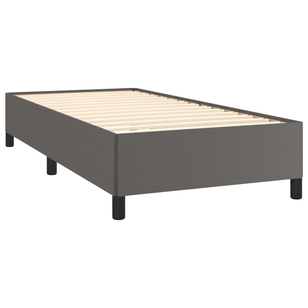 Okvir za krevet sivi 100x200 cm od umjetne kože
