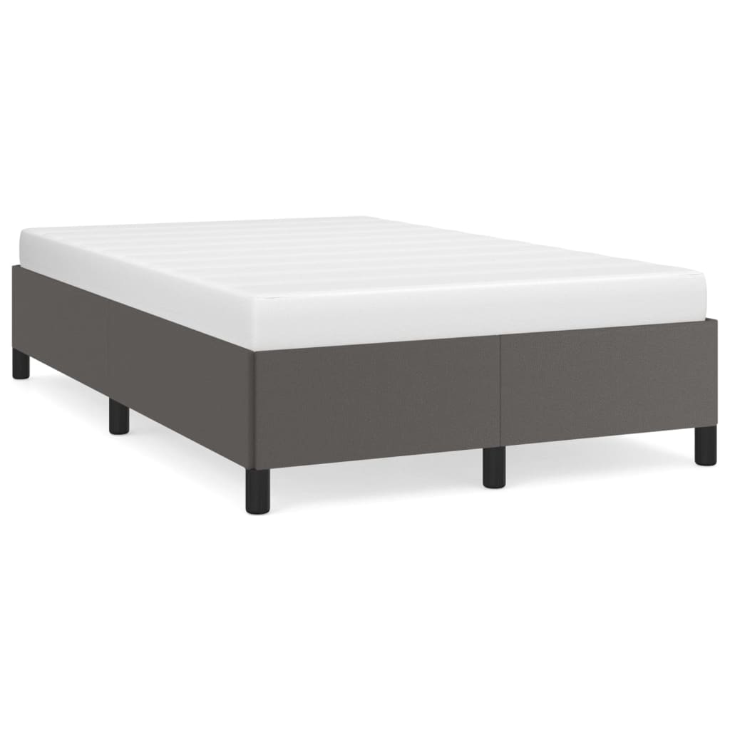 Okvir za krevet sivi 120x200 cm od umjetne kože