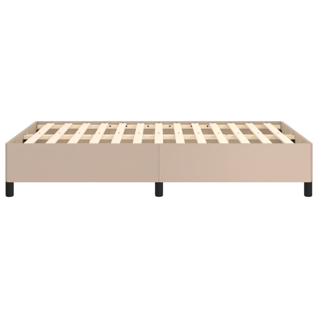 Okvir za krevet boja cappuccina 120x200 cm umjetna koža