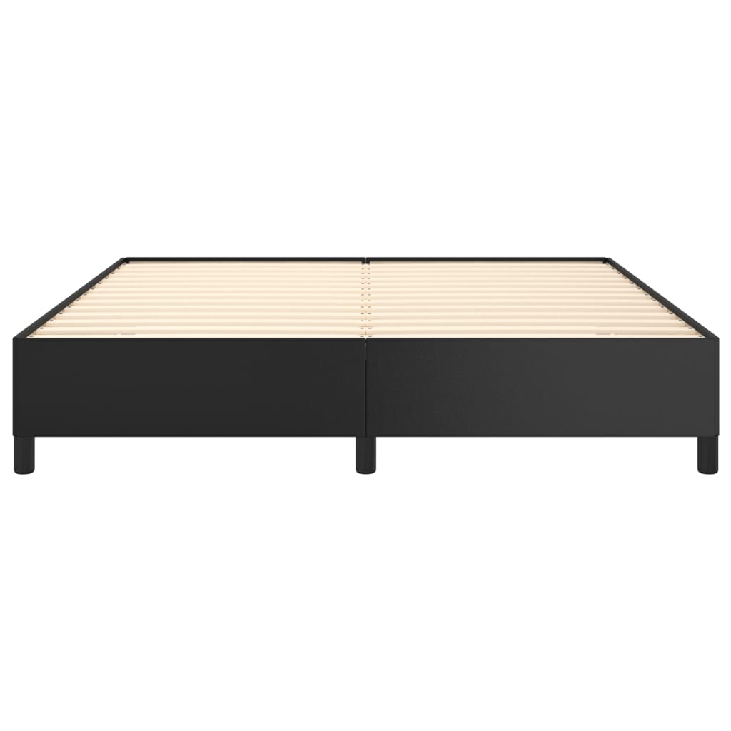 Okvir za krevet crni 160x200 cm od umjetne kože