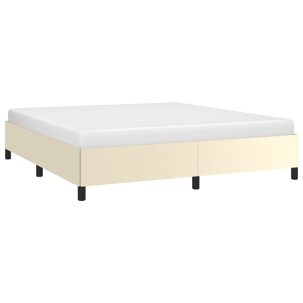 Okvir za krevet krem 180x200 cm od umjetne kože