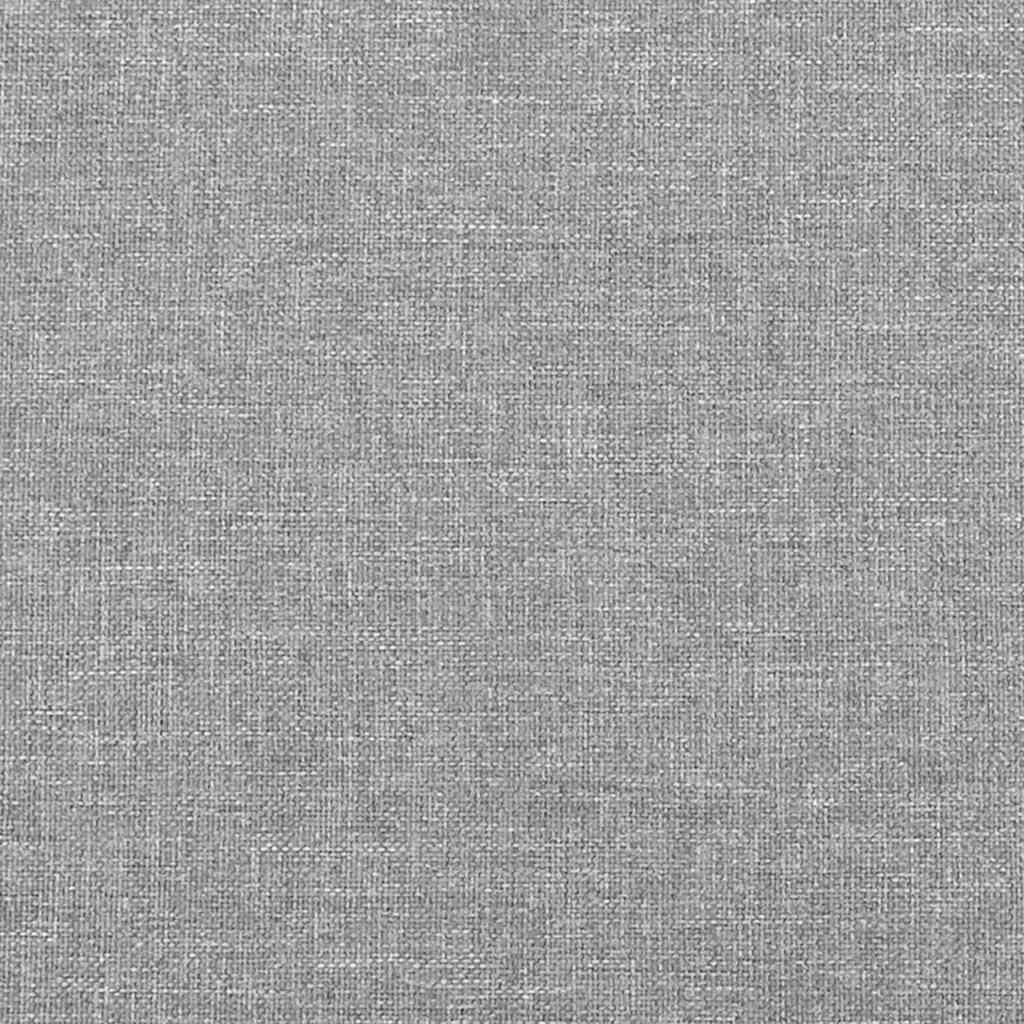 Okvir kreveta bez madraca svjetlosivi 100x200 cm od tkanine