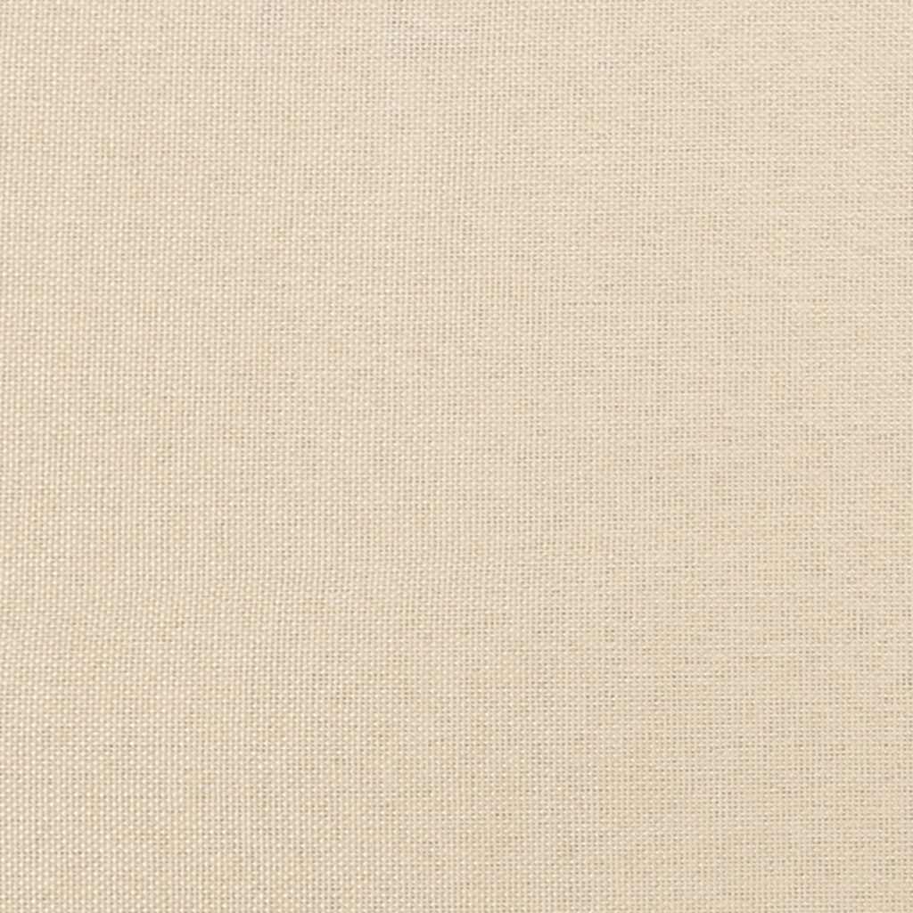Okvir za krevet bez madraca krem 100 x 200 cm od tkanine