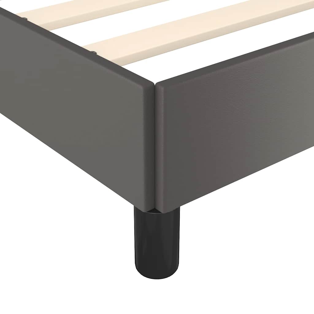 Okvir za krevet s uzglavljem bez madraca sivi 80x200 cm