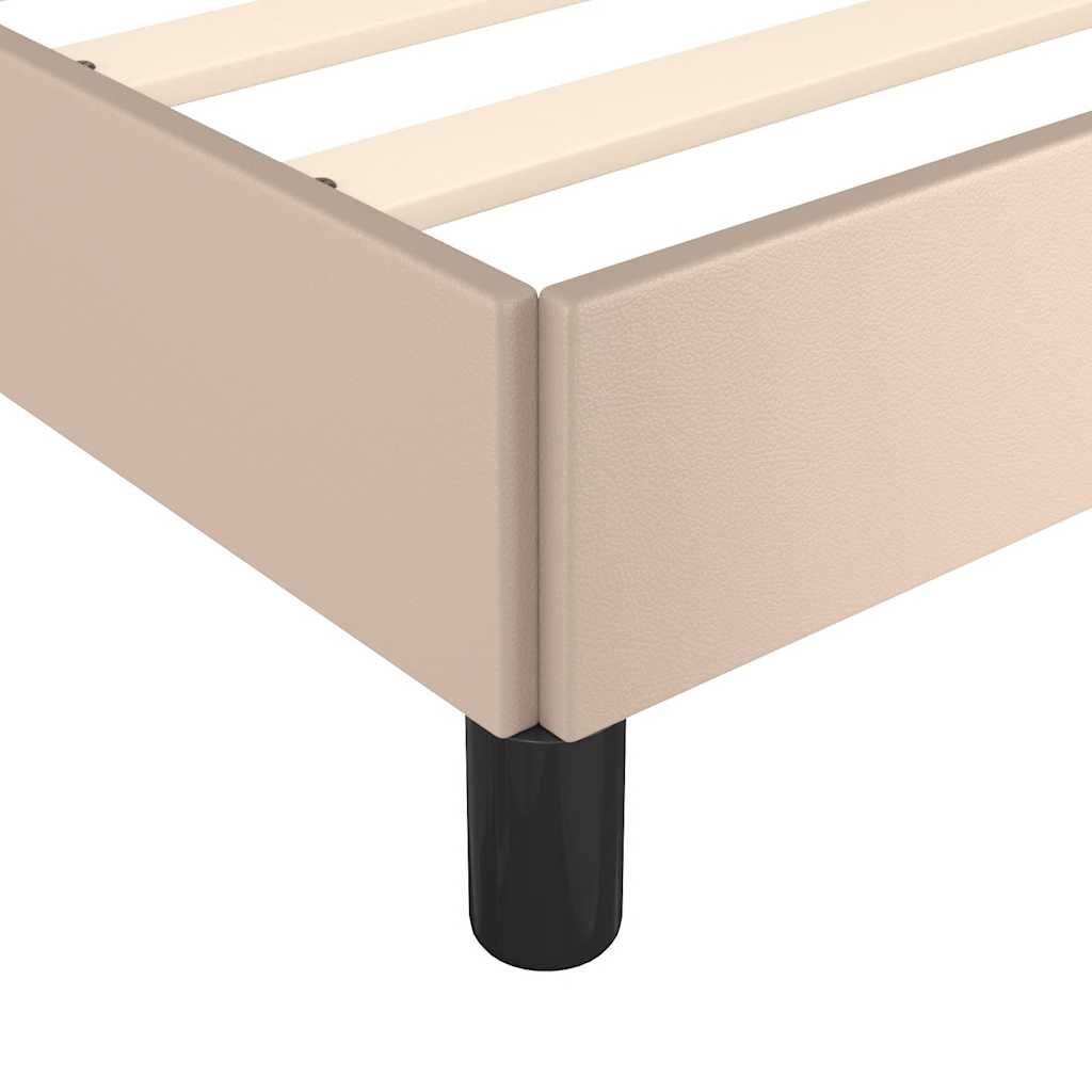 Okvir za krevet s uzglavljem bez madraca cappuccina 90x200 cm