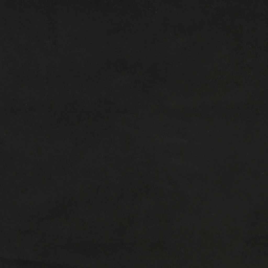 Okvir kreveta bez madraca crni 120 x 200 cm baršunasti