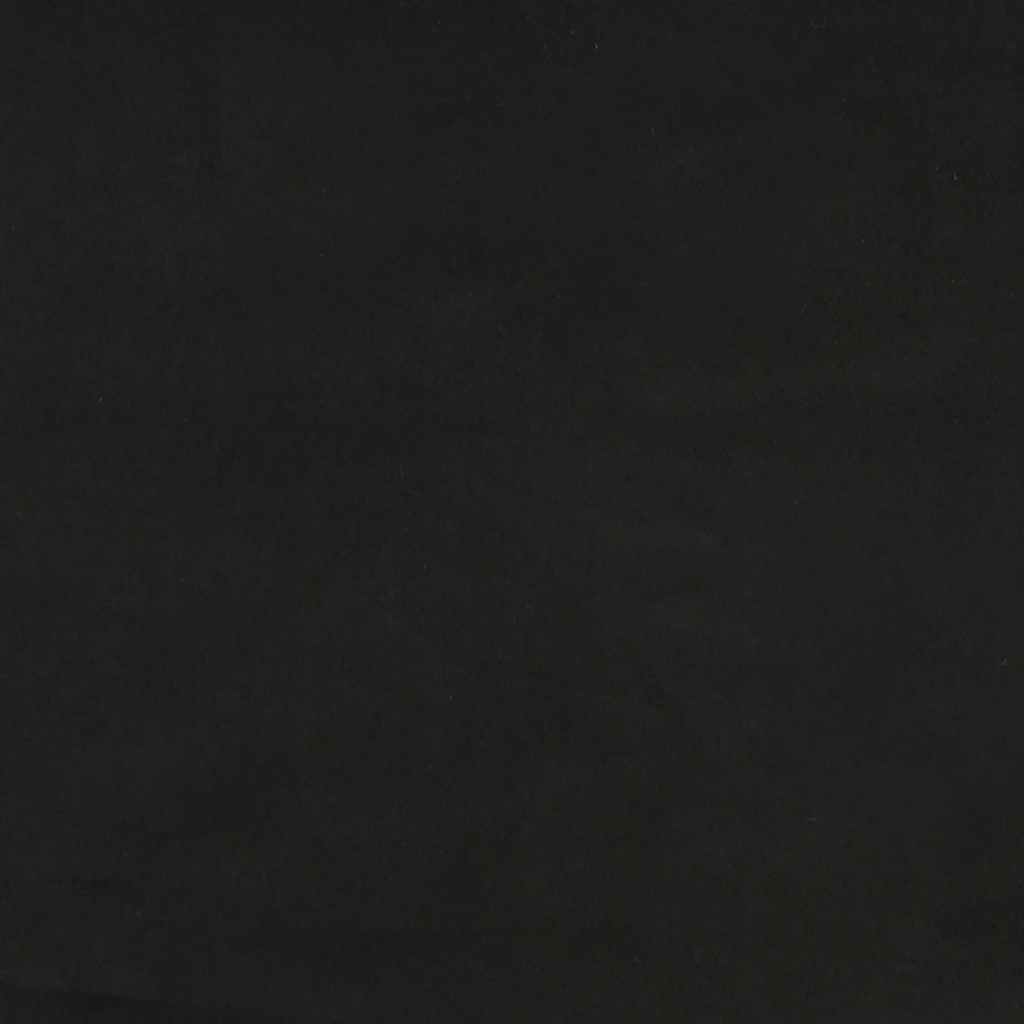 Okvir za krevet bez madraca crni 140 x 190 cm baršunasti