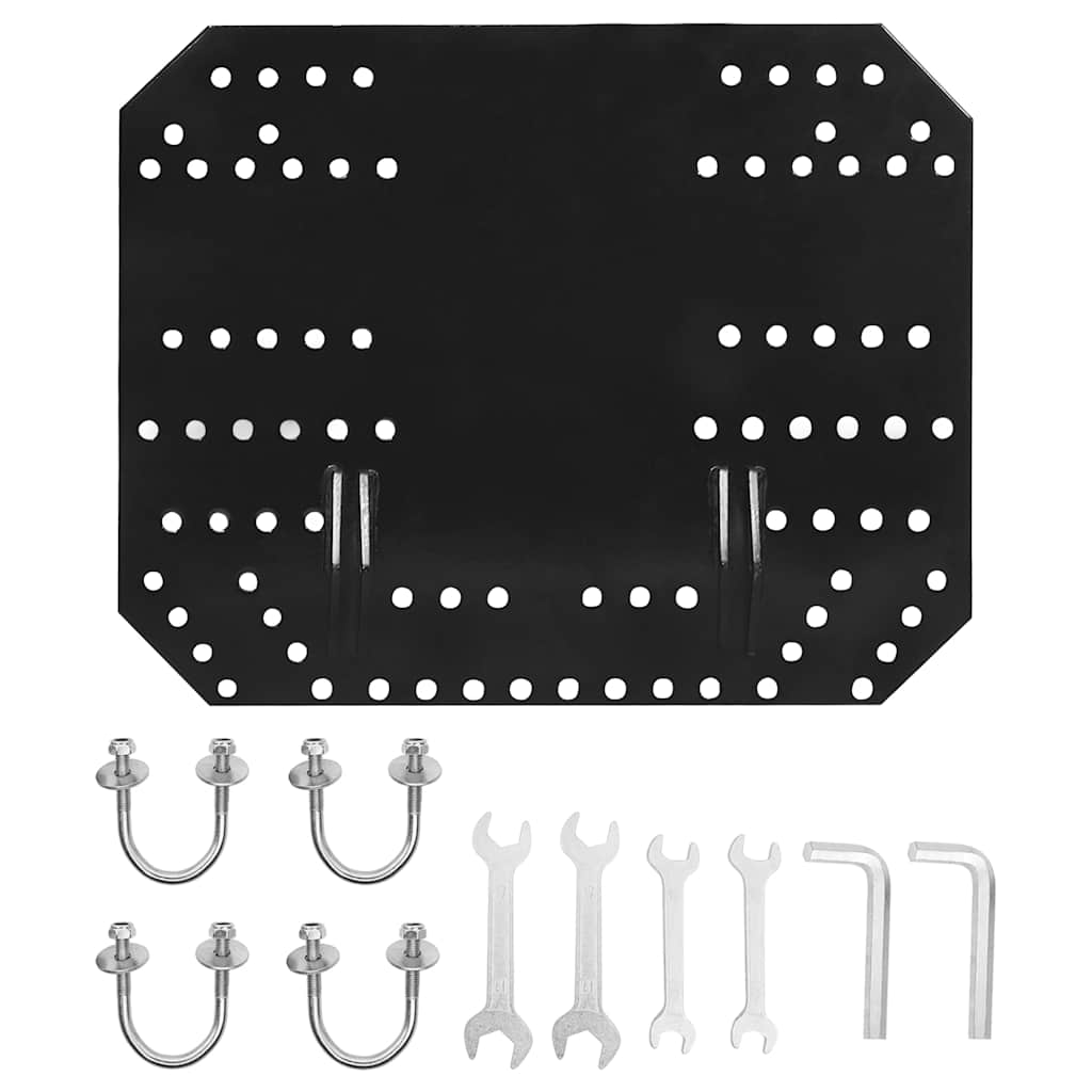 Ralica za snijeg za ATV 150 x 38 cm crna