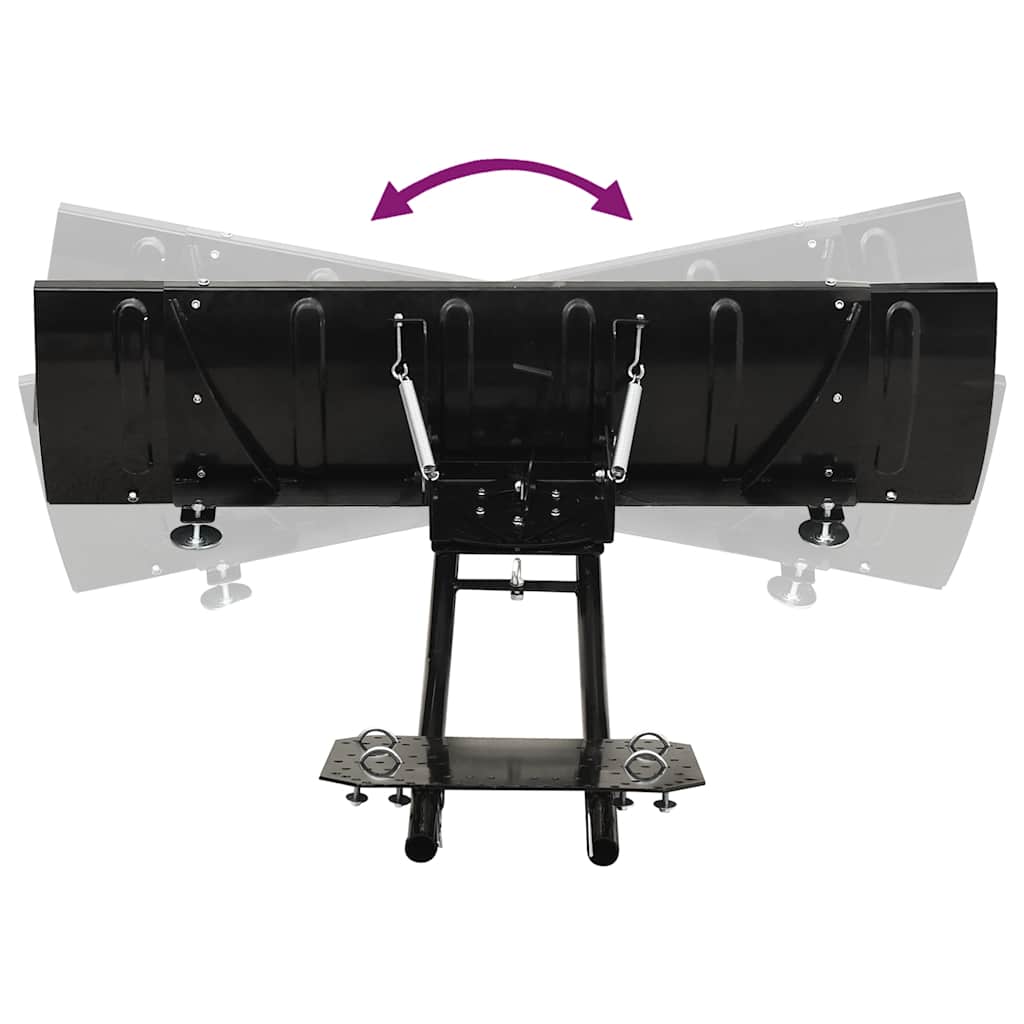 Ralica za snijeg za ATV 150 x 38 cm crna