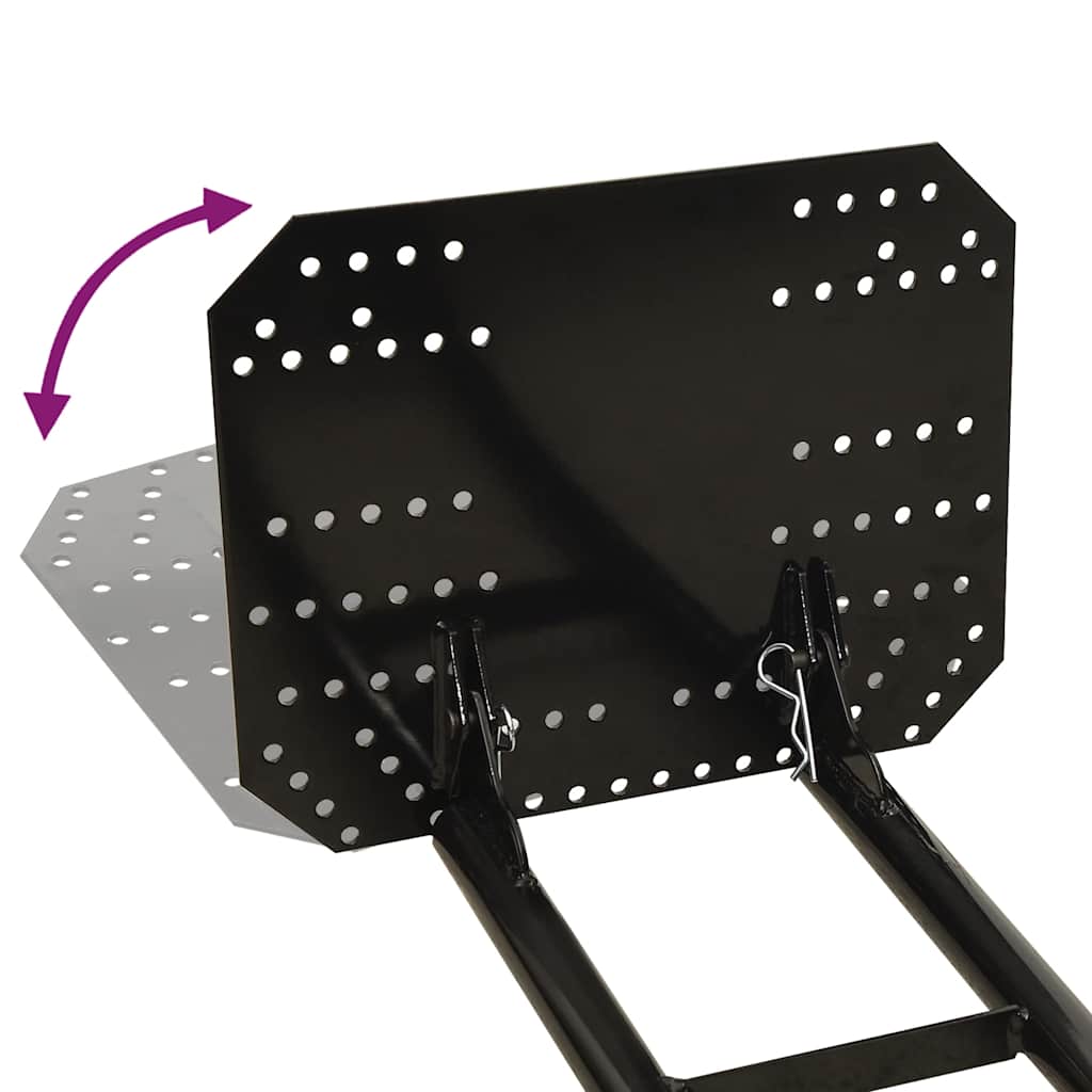 Ralica za snijeg za ATV 150 x 38 cm crna