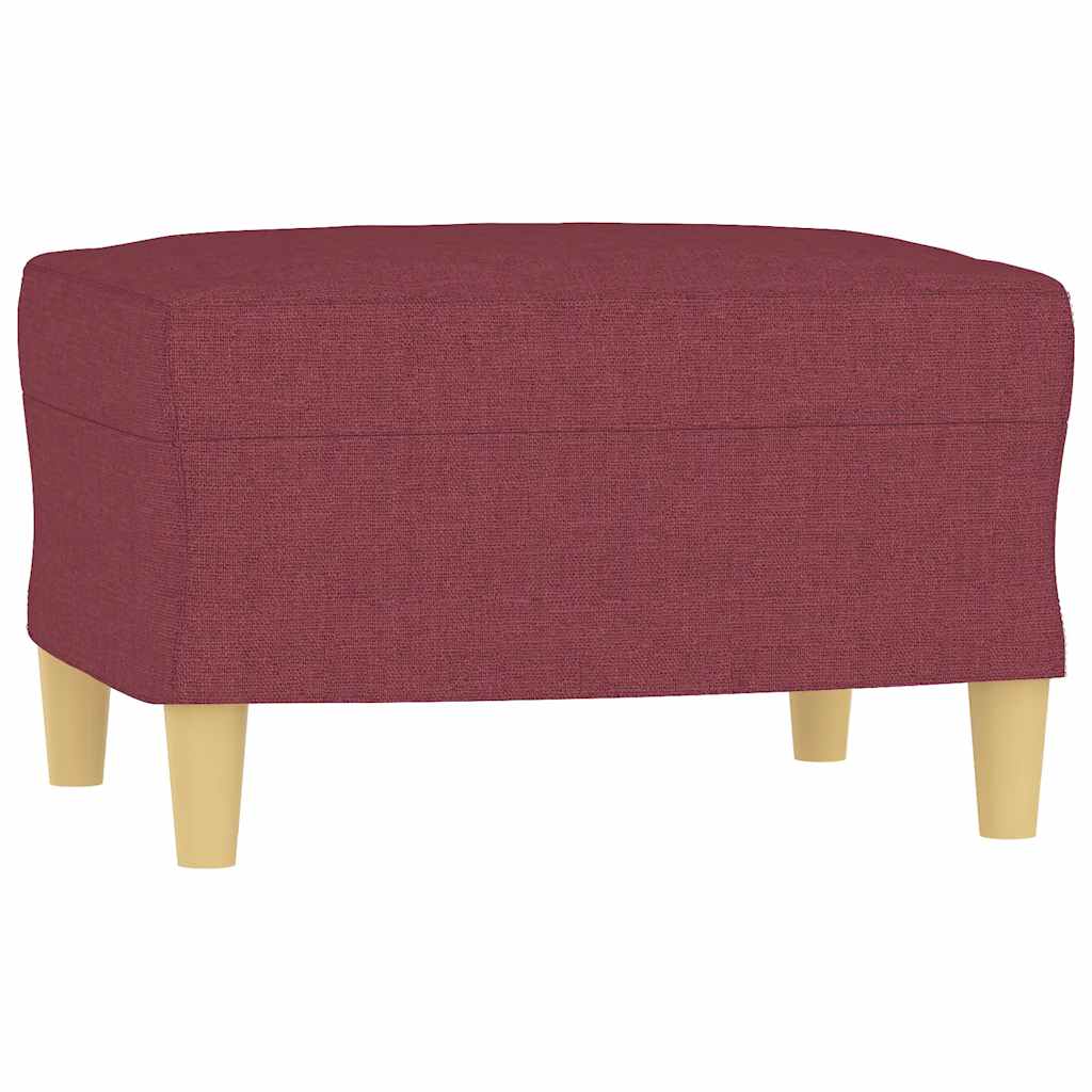 Tabure crvena boja vina 60 x 50 x 41 cm od tkanine
